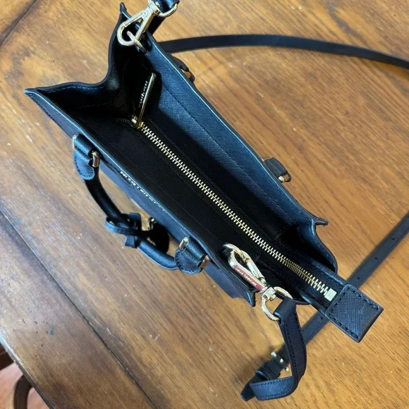 Michael Kors black medium satchel - Picture 7 of 9